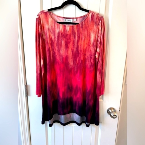 Linea by Louis Dell'Olio Tunic Top Ombré
Watercolors Blouse Size M - Picture 1 of 5